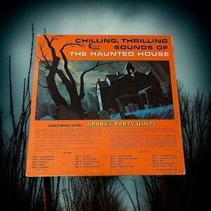 Disney The Haunted House Record Thrilling Chilling Sounds Vintage 1964 LP READ